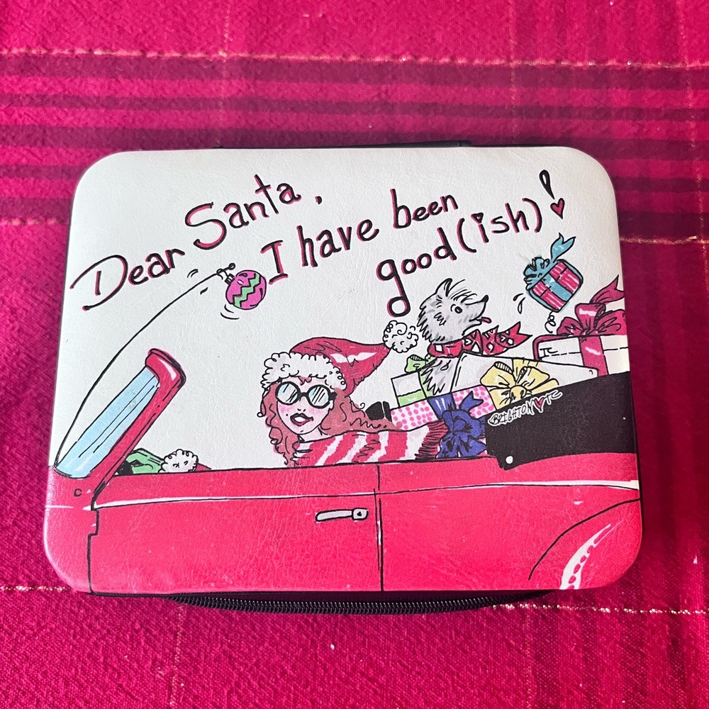 Brighton Holiday Travel Jewelry Case - fun holiday graphics